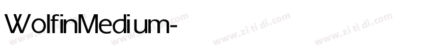 Wolfin Medium字体转换 Wolfin Medium字体转换